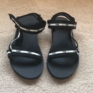 Victoria Secret Pink sandals. Only worn once!